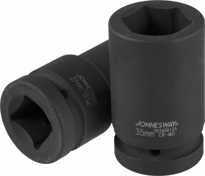 Головка торцевая ударная глубокая 1"DR 32 мм S03AD8132 Jonnesway