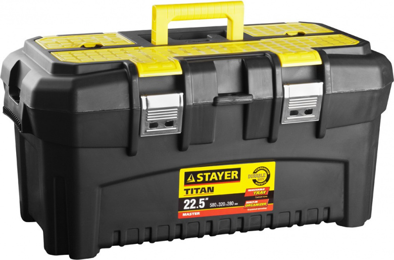 Ящик для инструмента "TITAN-22" пластиковый 38016-22 STAYER