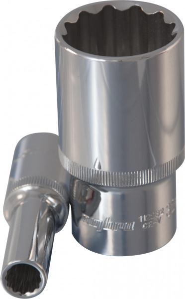 Головка торцевая глубокая 12-гранная 1/2"DR 20 мм 112220 OMBRA