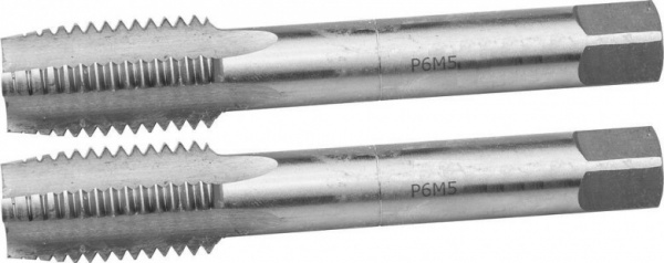 Метчик машинно-ручной Ø M 12 * 1,25 мм комплектный сквозной Р6М5